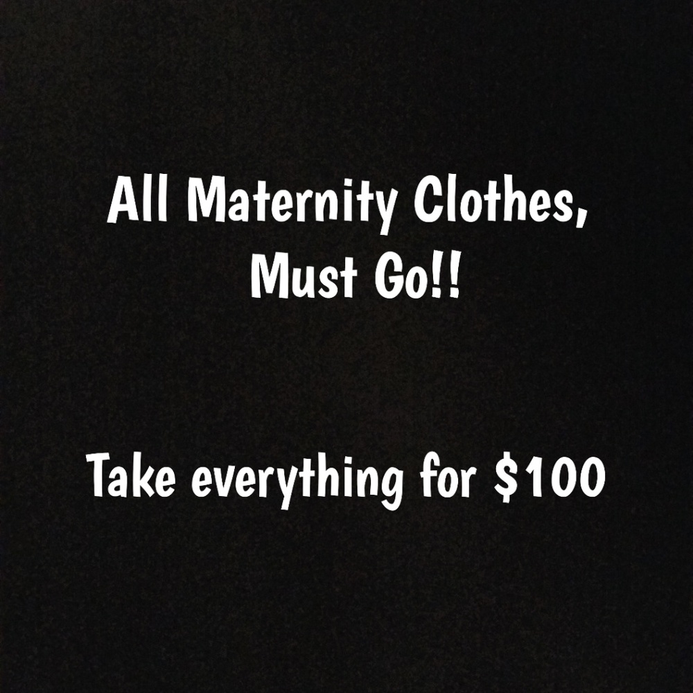 Maternity clothes